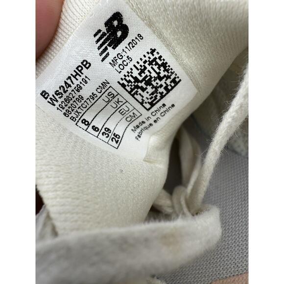 New Balance Women’s Size 8 Revlite 247 Off White Cream Running Shoes Trainers - Picture 10 of 12